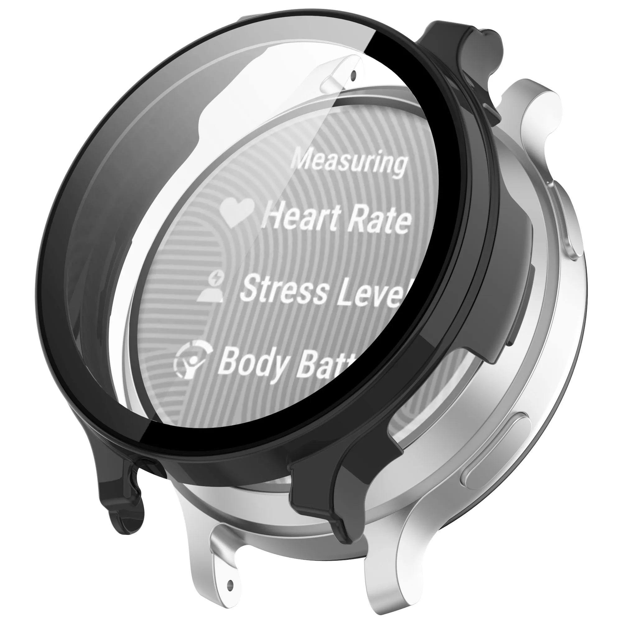 Enhanced Smartwatch Glass Case - Full-Cover Protective Bumper Shell