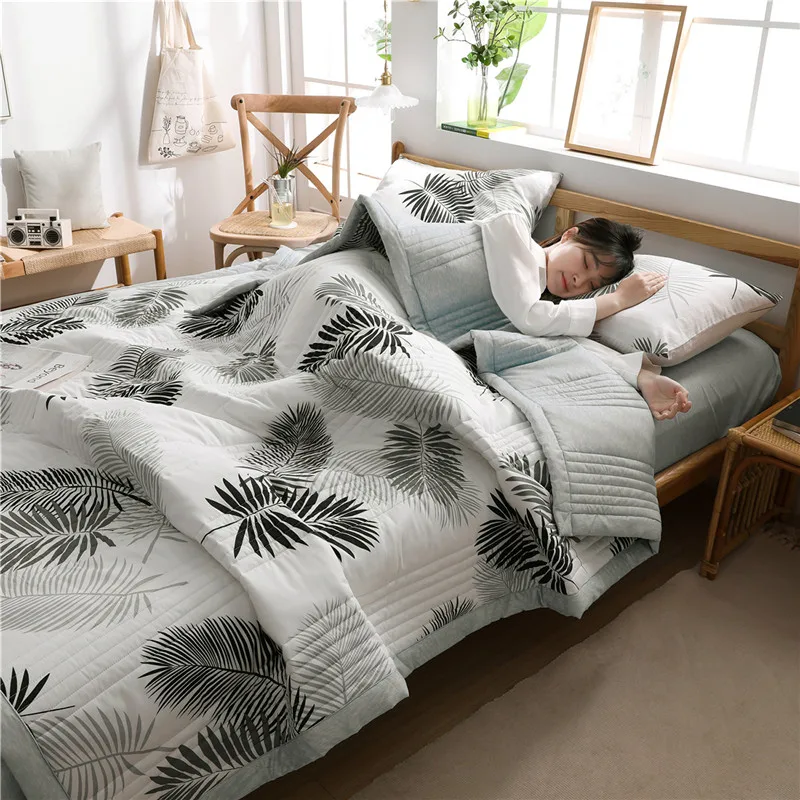Summer quilt simple style duvet for summer double bed linen quilted 150X200