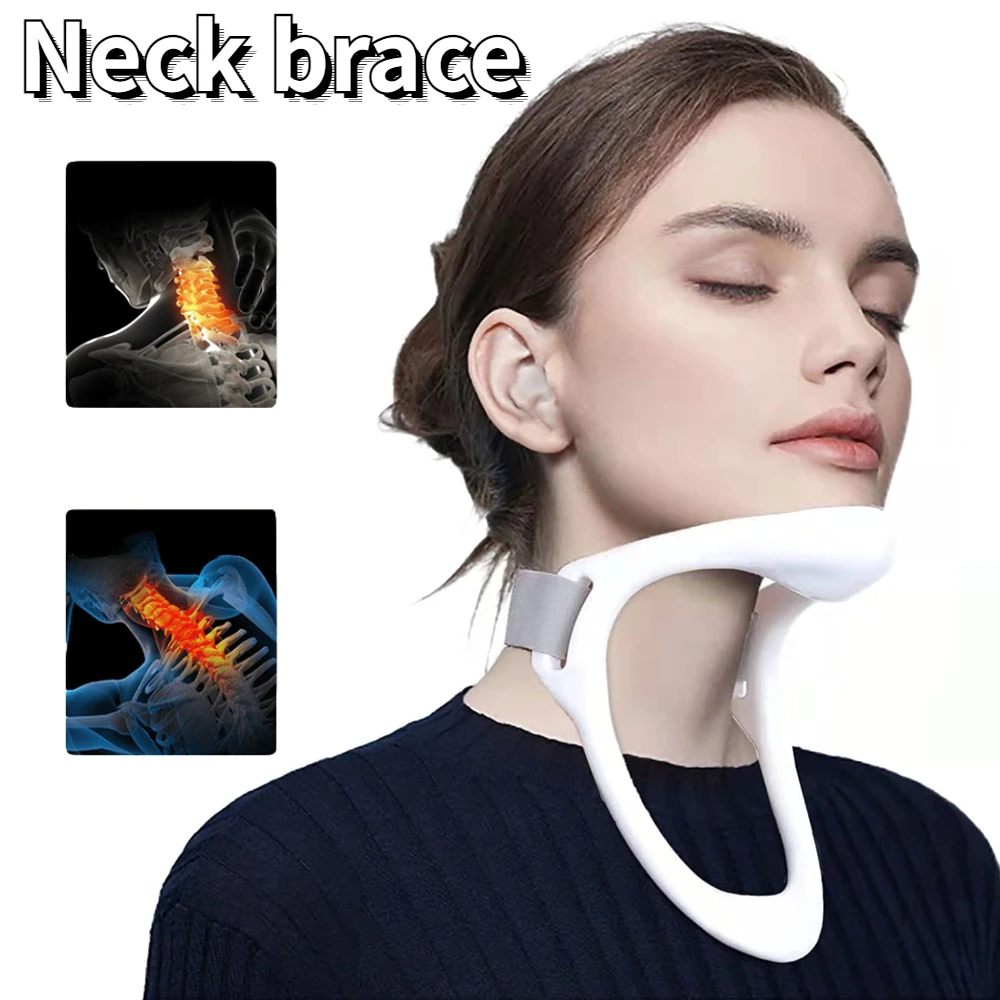 

Neck Brace Support Posture Improve Pain Caused By Bowing Your Head Health Care Girth Adjustable Correct Effectively Stretcher