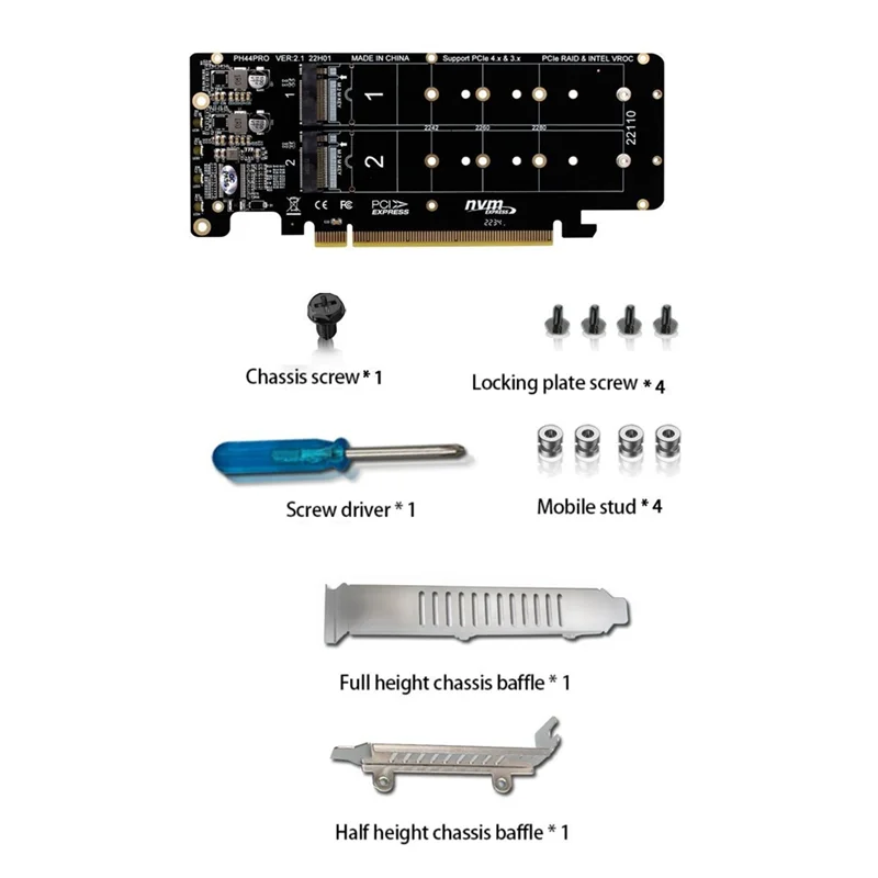 PCIE 4.0  ũ PCIeX16 - M.2 M Ű NVME SSD Ȯ ī_N34R