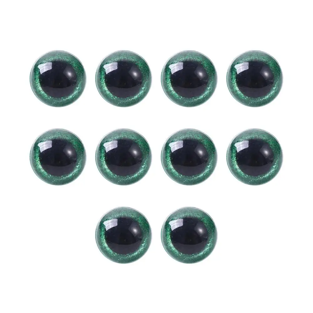 Plastic Safety Eyes Stuffed Toys Doll Eyeballs 14/16/18/20/22mm 3D Glitter Eyes 3D Doll Eyes  Toys Eyes Doll Making Eyes