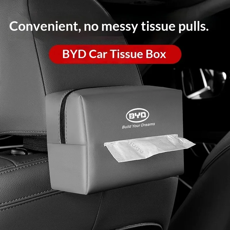 BYD ATTO 3 샤크 6 씰 U 프리깃 07 자동차 액세서리용 방수 스크래치 방지 차량용 티슈 홀더