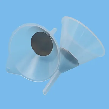 Filtro per inchiostro per stampante da 10 pezzi filtro per inchiostro di precisione con imbuto per inchiostro a rete imbuto per inchiostro a imbuto per inchiostro in plastica