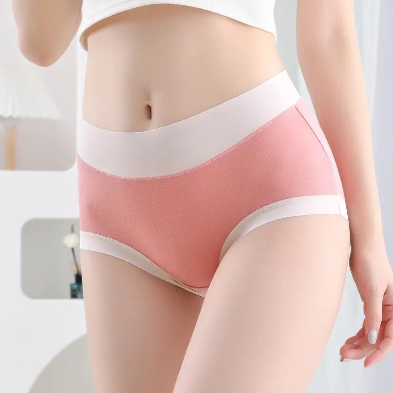 

Seamless Women's Panties Ice Silk Underwear Girl Sexy Lingerie Breathable Comfort Briefs Summer Panty Soft Lady Lingerie