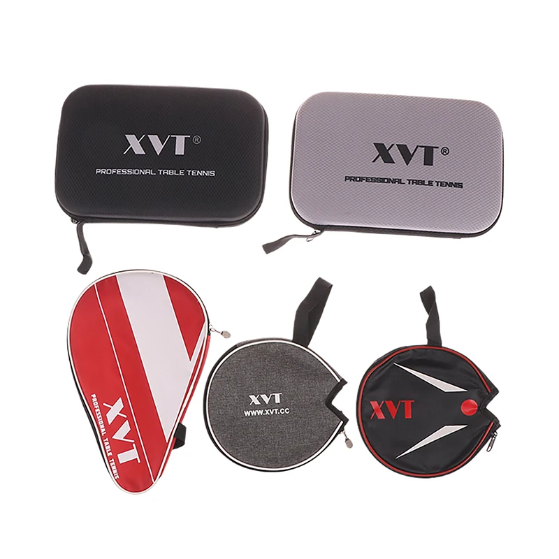 1Pc Table Tennis Bat Cover Paddle EVA Bag Shock-resistant Ping Pong Cases Zip Pocket Racket Bags Waterproof Covers
