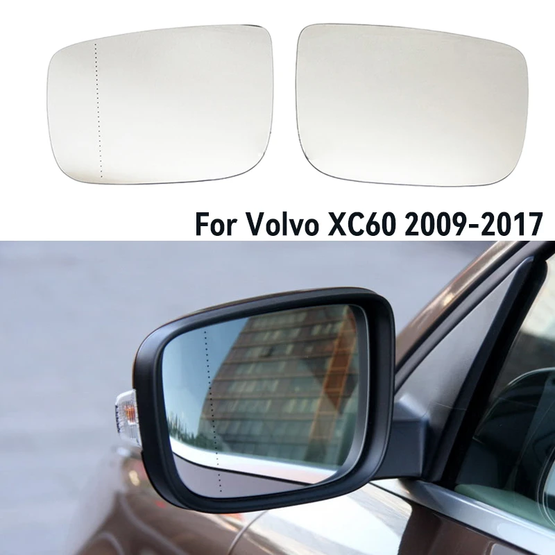 Auto Left Right Side Heated Wing Rear Mirror Glass For Volvo Xc60 2009