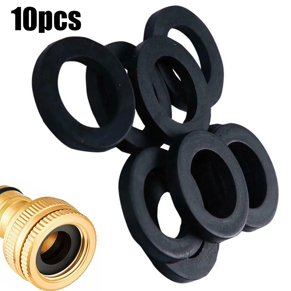 Rubber Washers Seals Shower Hose Washers 1/2 Inch Black Flat Rubber Washers Assortment Kit Tap Sealing Rings Rubber Hose Washer 2