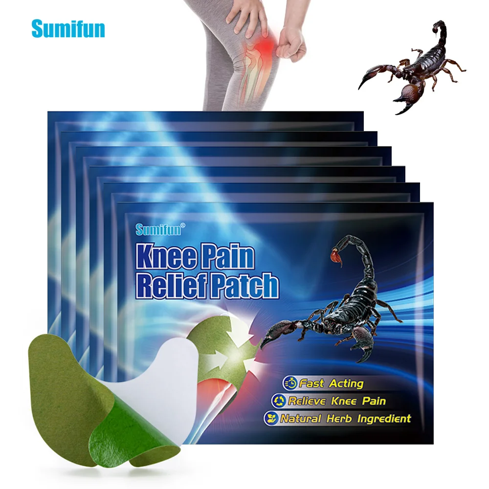 

24/48/72Pcs Scorpion Venom Pain Relief Patch Mugwort Knee Analgesia Sticker Rheumatoid Arthritis Muscle Joint Ache Care Plaster