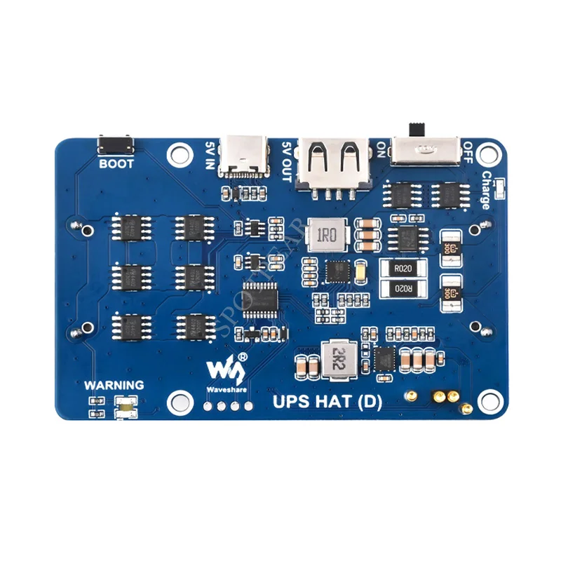 Raspberry pi Uninterruptible Power Supply 5v Ups Hat Suporta 21700 li Battery Não Incluído - Imagem 6