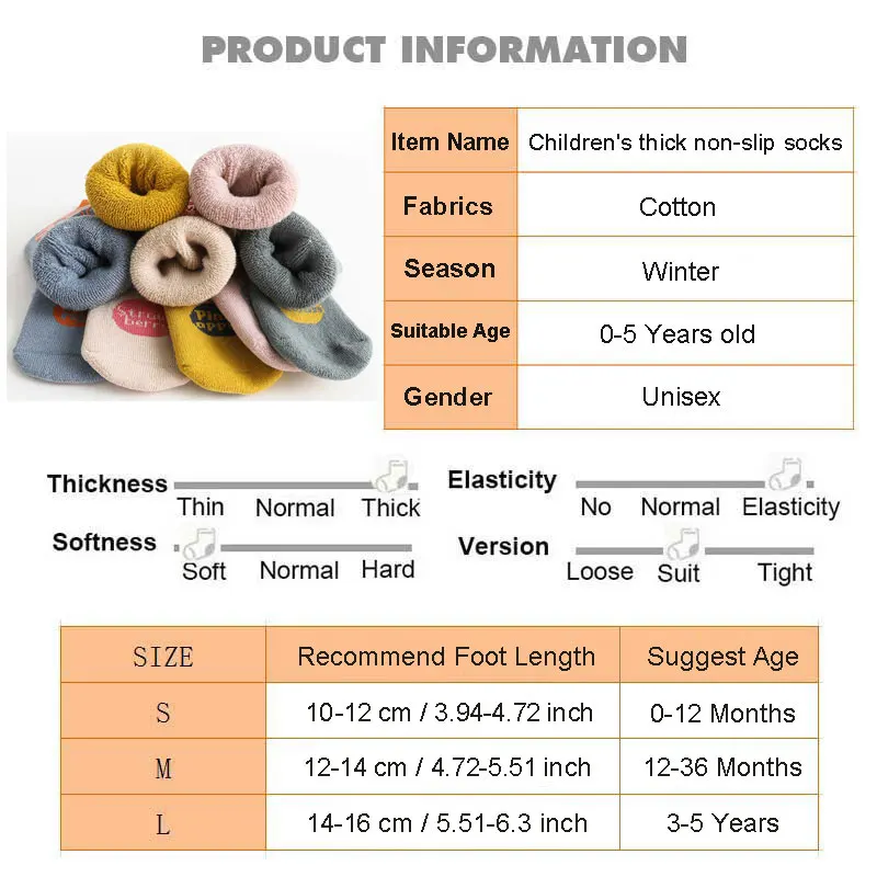 Thermal Non Slip Socks For Baby 6