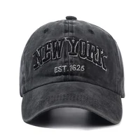 2024 New York Washed Cotton Cap For Men Women Gorras Snapback Caps Baseball Caps Sun protection Casquette Dad Hat Outdoors Cap - Image 4