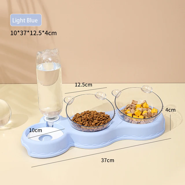 New  design hot sell Automatic Feeder 3-in-1 Drinking Environmental Protection Plastic and Safety Pet Supplies For Cats 5