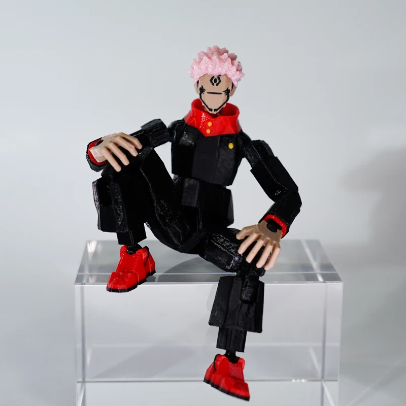 3D Printed Ryomen Sukuna Anime Shapeshifting Action Figure Ornaments