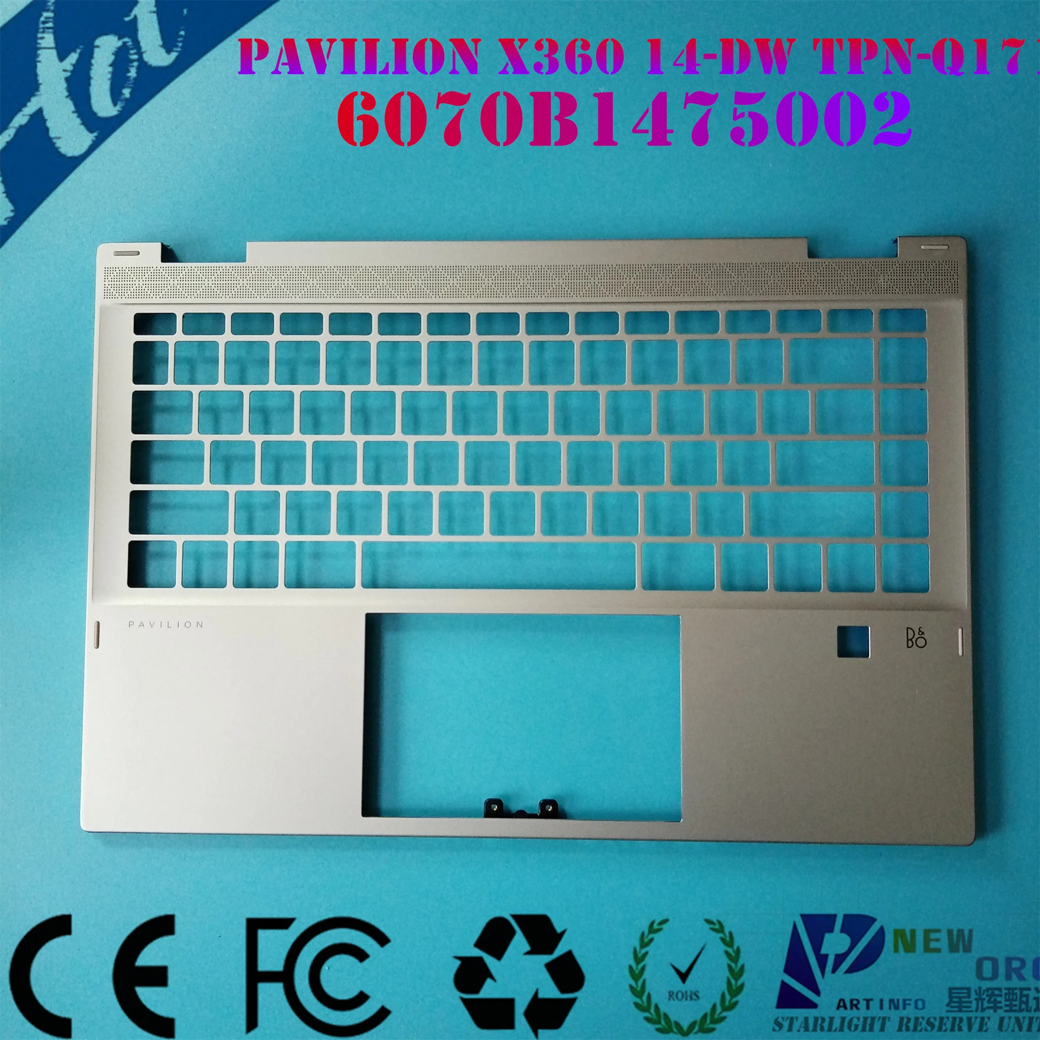 

New Org Laptop Palmrest Top cover for HP PAVILION14 X360 14-DW 14M-DW TPN-Q171 I137 Series GOLD 6070B1745002 L96518-001