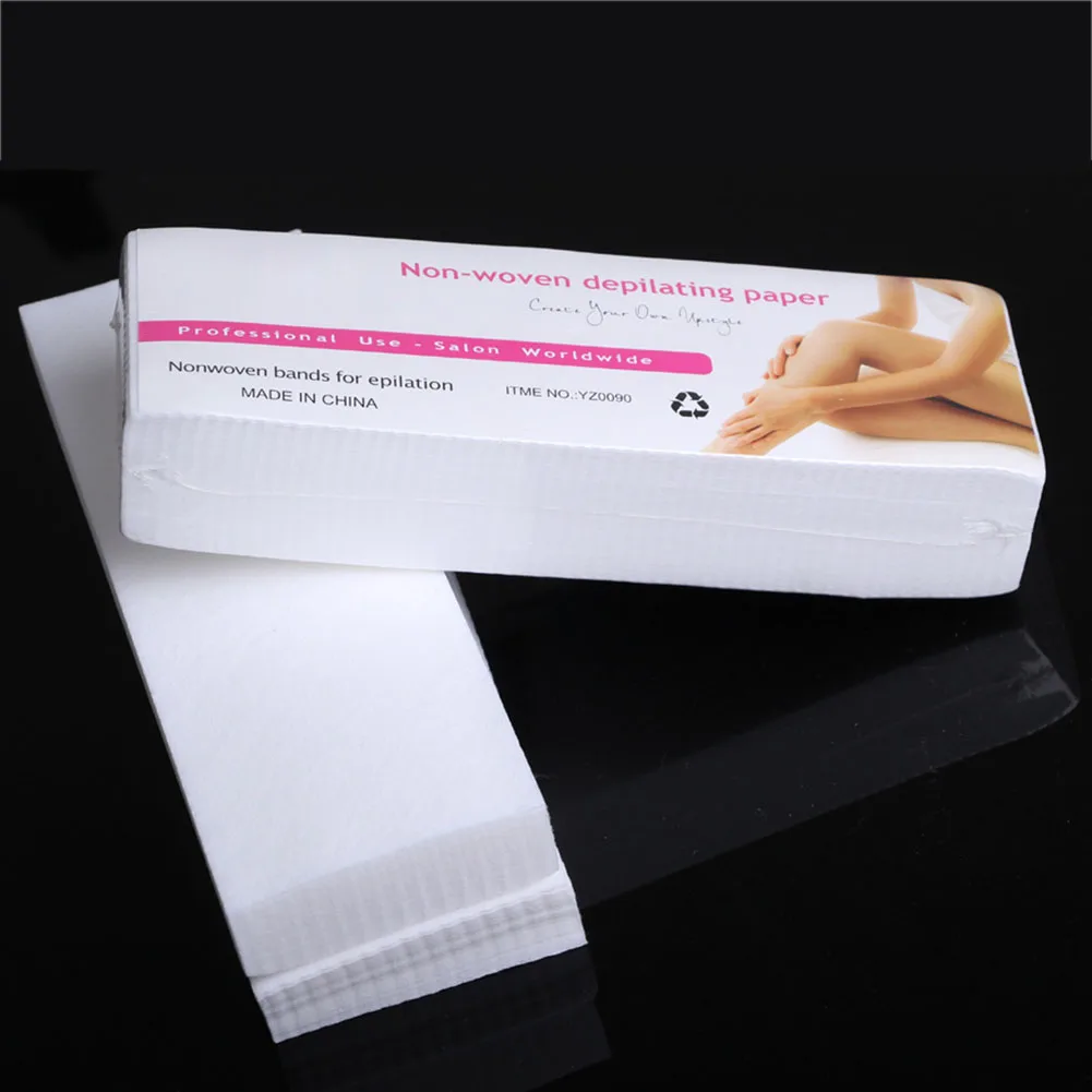 80pcs Remove Paper Epilator Disposable Epilator Wax Strip Pain Free Papers Beauty Tool Smooth Surface for Leg Arm Body Face 4