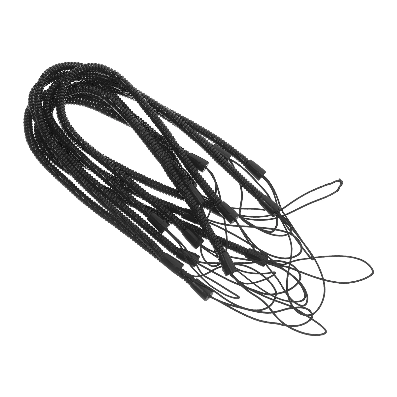 10 Pcs 펜 끈 안티 손실 로프 스프링 배지 홀더 데스크 액세서리 스타일러스 테더 펜 키퍼 휴대용 디자인-Freehip.co.kr