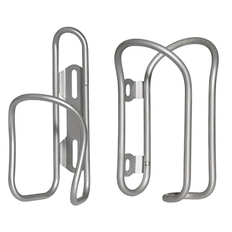 Bicycle Kettle Rack Titanium Alloy Hollow Riding Water Bottle Cage Holder With Screws Bike Cycling Accessories Style B