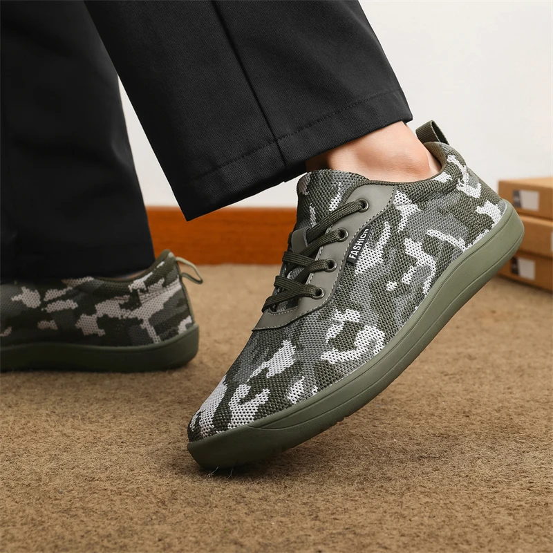 New Fashion Unisex Wider Shoes Breathable Mesh Men Barefoot Wide-toed Shoes Brand Flats Soft Zero Drop Sole Wider Toe Sneakes