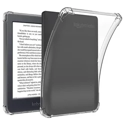Transparent Airbags Soft Silicone TPU Shockproof Clear Case for 6.0 Inch eBook Readers (Clear)