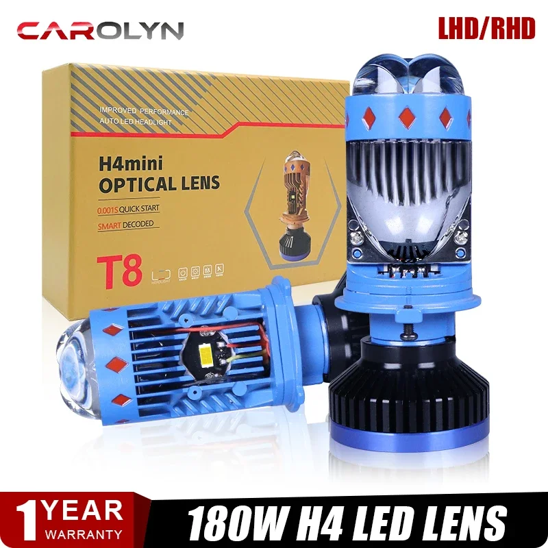 

H4 Headlight Laser Lens Headlight Super Bright Spotlight Matrix Lossless Led Dual Light Lens Headlight Far and near Light