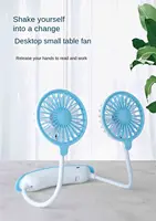 Été paresseux sport charge cou ventilateur suspendu Mini cou suspendu ventilateur mains USB tour de cou ventilateur pour sport bureau à domicile voyage en plein air 5