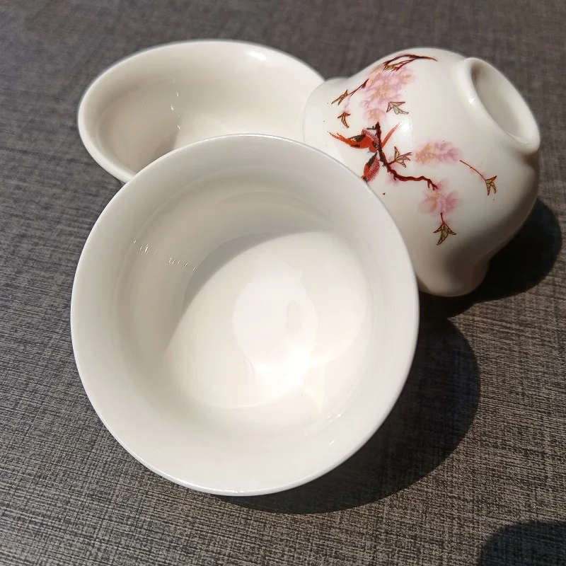 Tea set Chinese traditional gai wan tea cup kungfu travel bowl porcelain