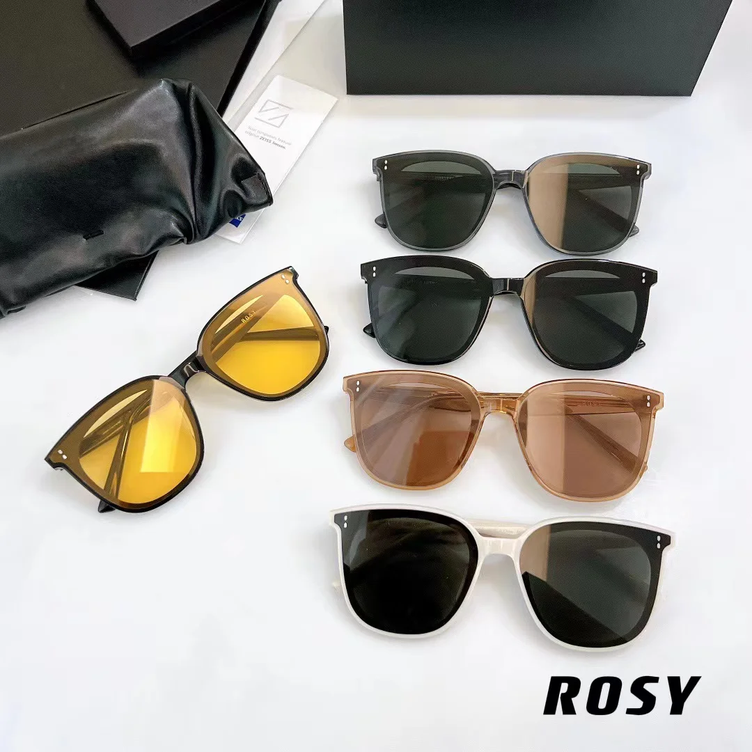 

New GENTLE ROSY Square Sunglasses Trending New Summer Fashion Korean GM Men and Women UV400 Polarized