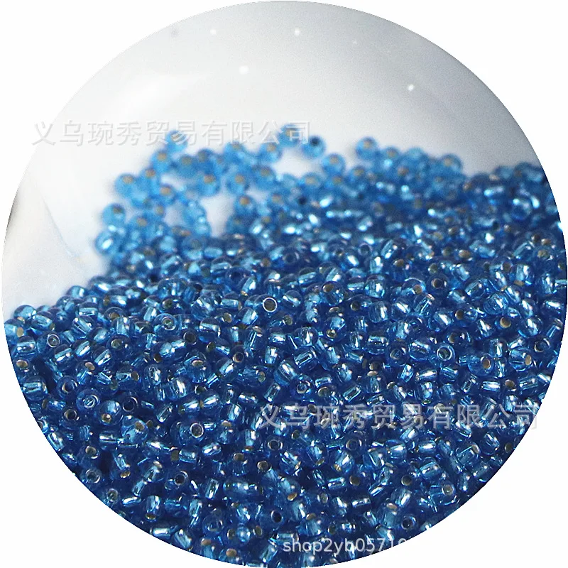 Filled Silver Glass Rice Beads for Handmade DIY Jewelry Accessories