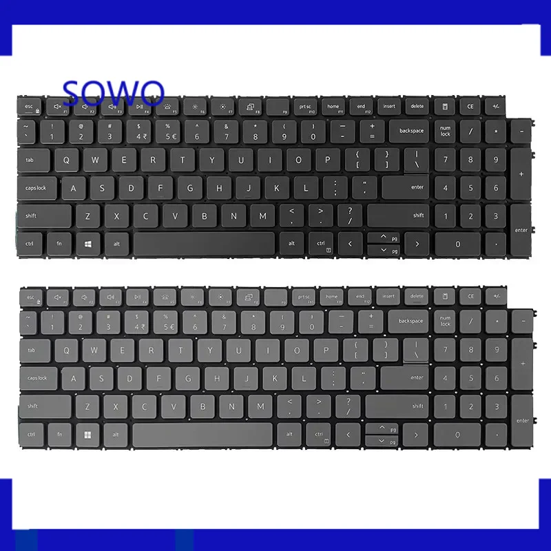 Nuova Tastiera Con Retroilluminazione Per Dell Vostro 15 3510 3515 3520 3525 5510 5515 P106F