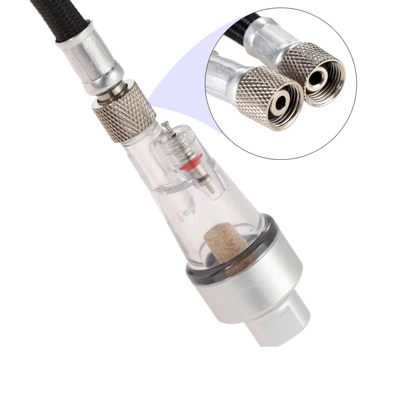 1/4PC Mini Airbrush In-Line Filtersystem – Effektiver Wasser-Öl-Abscheider und Feuchtigkeitspfalle für glatte Airbrush-Malerei – Detail 3
