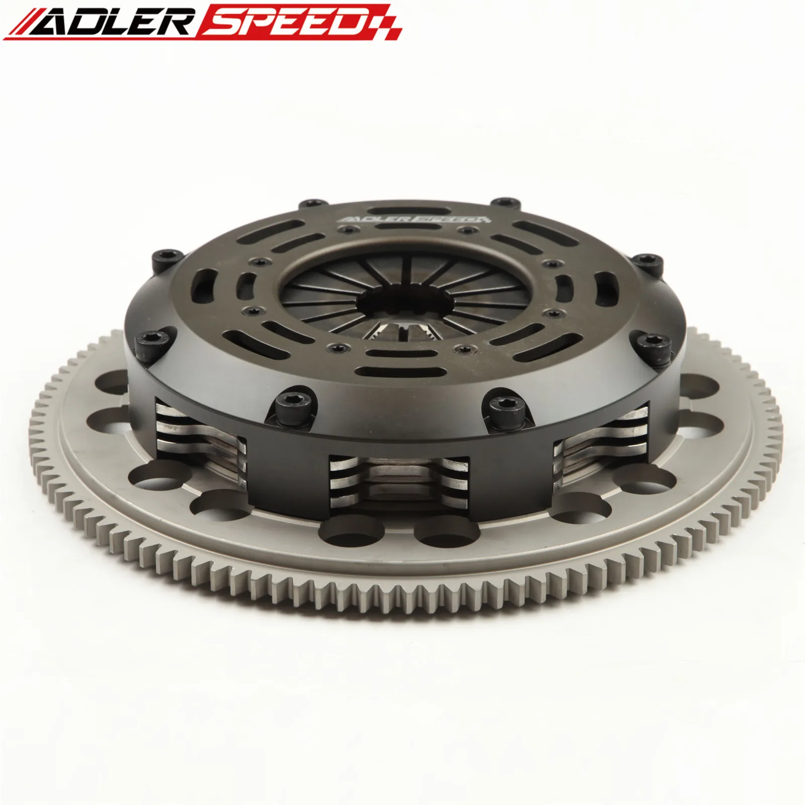 

ADLERSPEED RACING CLUTCH TRIPLE DISC MEDIUM FLYWHEEL KIT For 1993 - 1997 Ford Probe 2.0L DOHC 4cyl