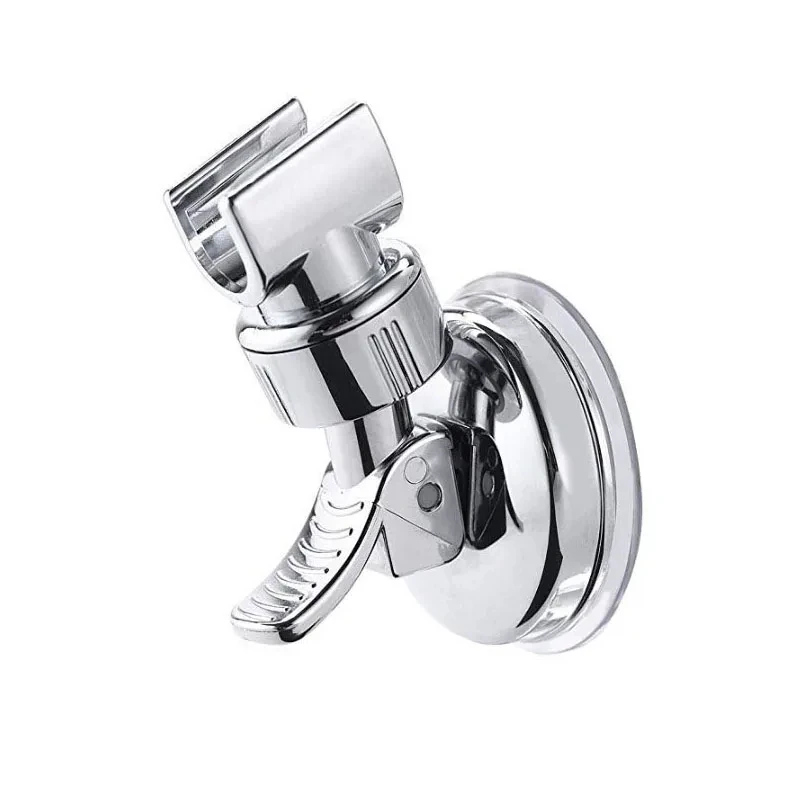 Universal Manual Strong Suction Cup Shower Bracket, Manual Adjustable Bathroom Shower Head, Nail Free Fixed Rack, Shower Head