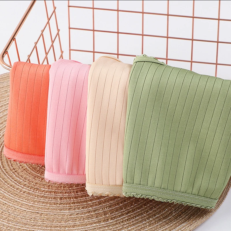 FINETOO 1/2Pcs 높은 허리 팬티 여성 M-2XL 플러스 사이즈 팬티 편안한 속옷 숙녀 부드러운 속옷 여자 팬티 란제리
