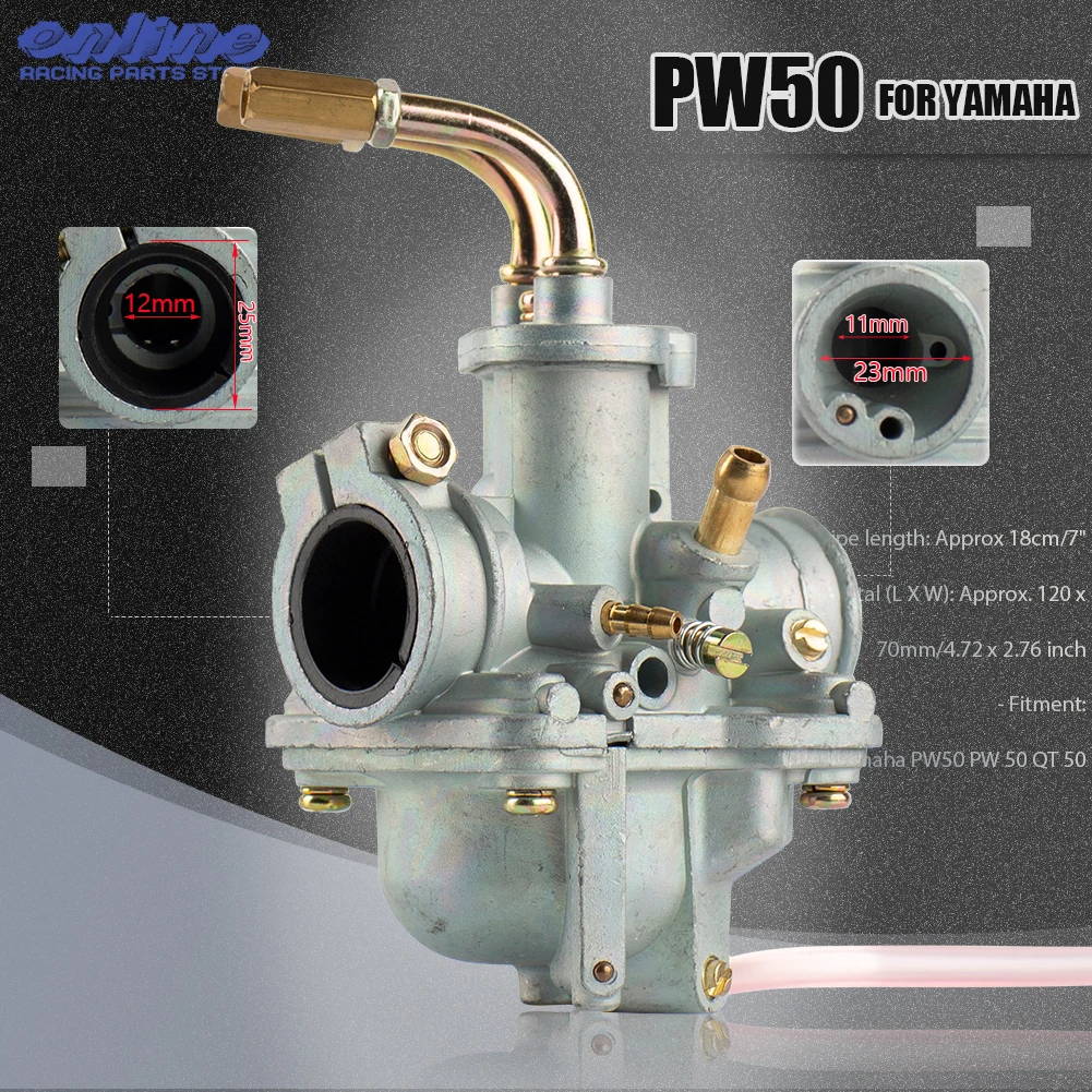 MotorcycleCarburetorForYamahaPW50PW50YzingerYZinger19812023