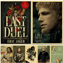 

The Last Duel Movie Poster white copper paper poster living room bar decoration sticker wall painting