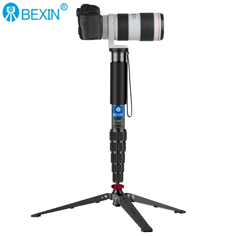 

Camera Carbon Fiber Monopod Travel Shooting Monopod Mobile Phone Live Selfie Bracket Retractable Portable Monopod 1/4 Interface