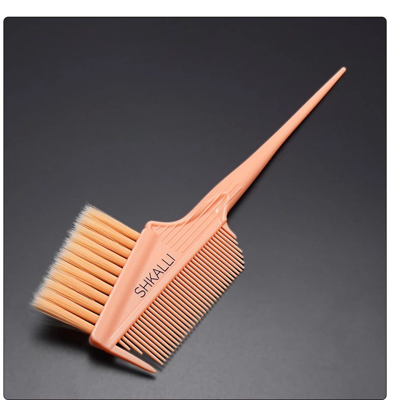 Glitzernder Haarfärbe-Pinsel, stilvolle weiche Borsten, professionelles Salon-Haarfärbe-Werkzeug, Haarfärbepinsel – Detail 11