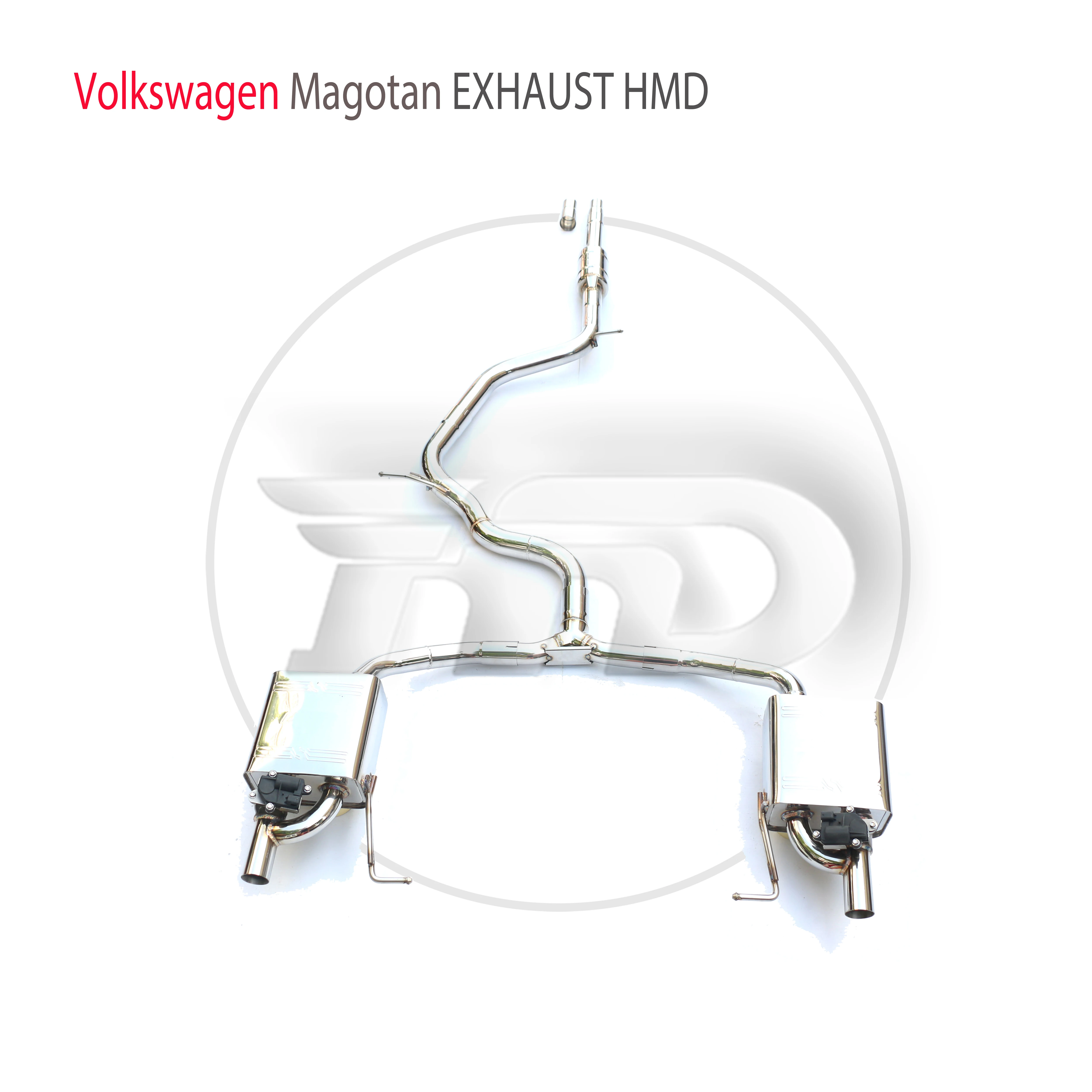

Выхлопная система HMD из нержавеющей стали Catback подходит для Volkswagen Magotan Passat