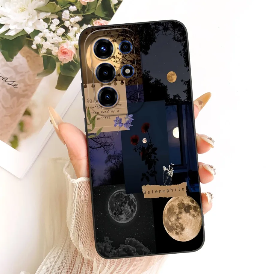 Luxury Space Volcano Painted Soft Silicone Candy Color Protection Case