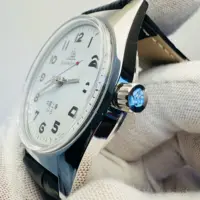 Montre Shanghai 7120 d'inspiration vintage 36 mm - Montre-bracelet mécanique pour homme pour collectionneurs et passionnés de montres 5