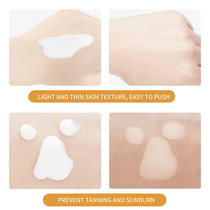 No makeup Isolation sunscreen Sunscreen lotion UV protection waterproof anti-sweat refreshing moisturizing students 5