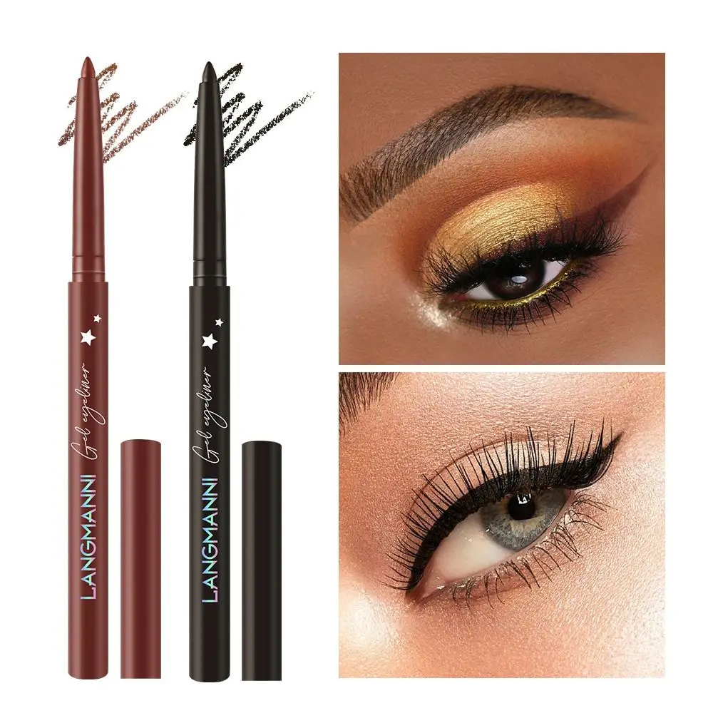 

Professional Women Long Lasting Non-smudge Sweat proof Quick-drying Eyeliner Gel Pencil Eyeliner Eyes Makeup Cosmetic