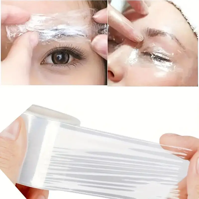 Disposable plastic wrap for eyelash plant eyebrow tattoo permanent makeup