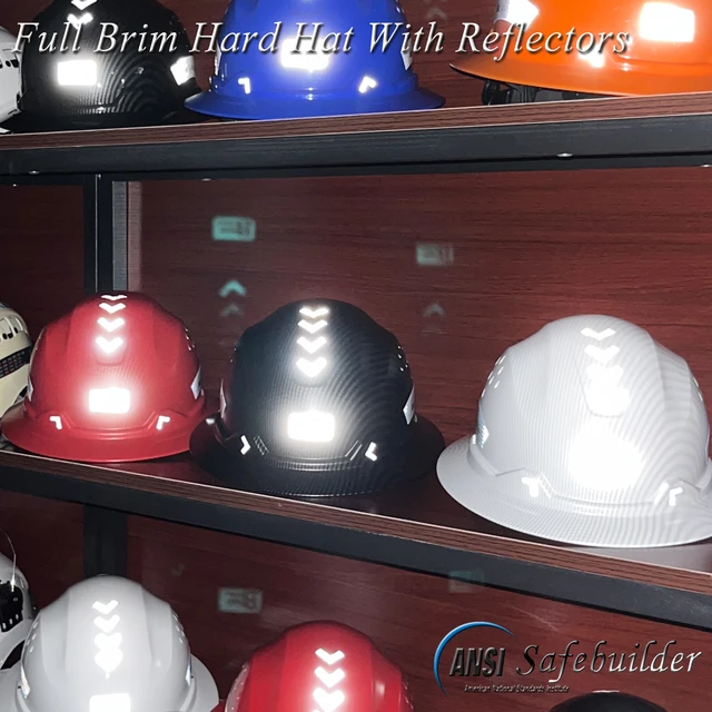 Full Brim Safety Helmet with Visor
