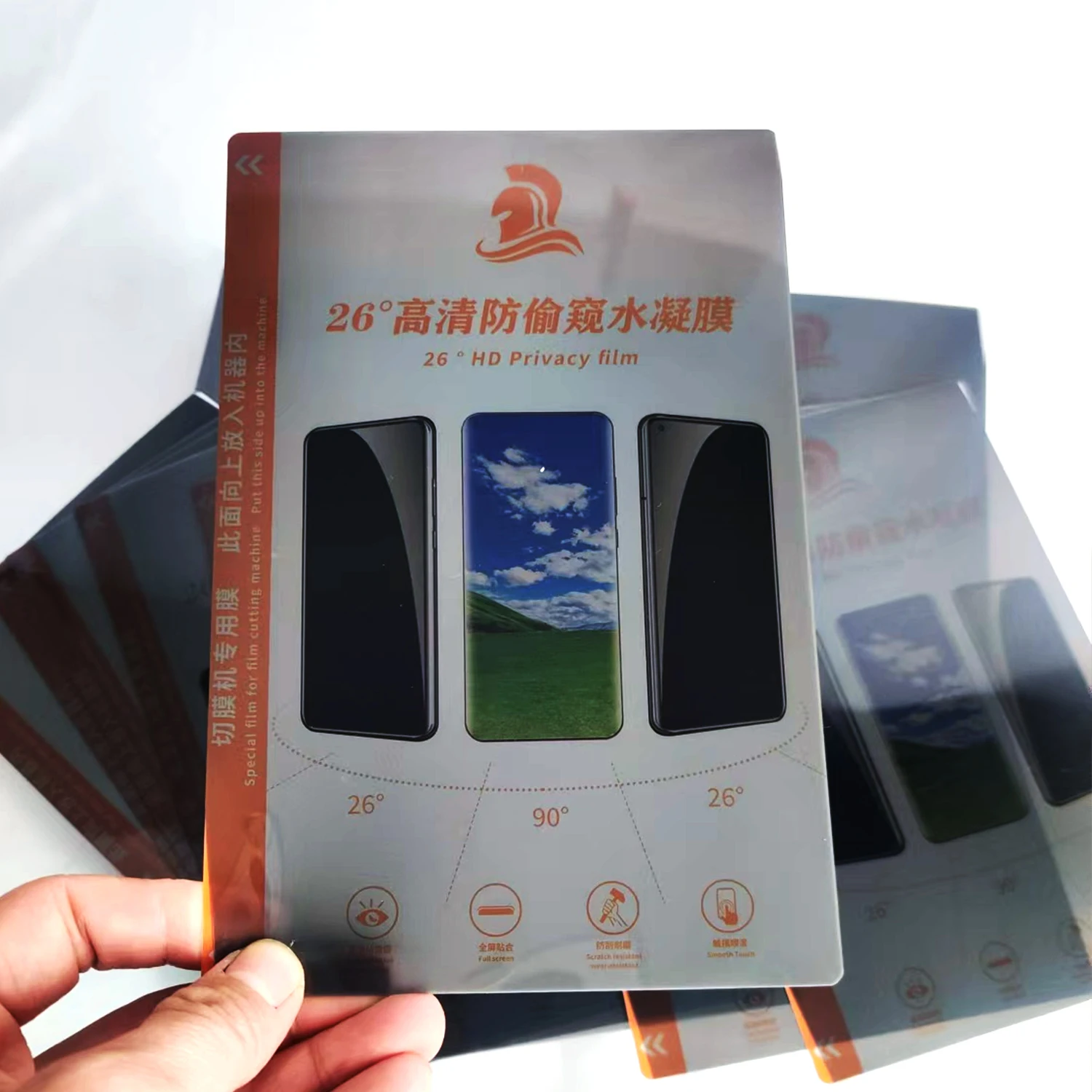 50pc Universal TPH HD Matte Privatsphäre Blueray Schnelle Reparatur TPU Flexible Hydrogel Film Für Flache Kanten Hydrogel Film Schneiden maschine – Detail 22