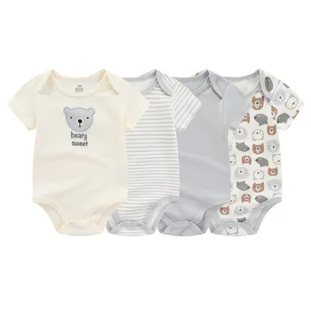 Cotton Cartoon Baby Bodysuits 1
