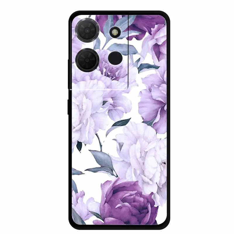 Stylish Black Marble Silicone Phone Cover - Fashionable and Protective TPU Shell