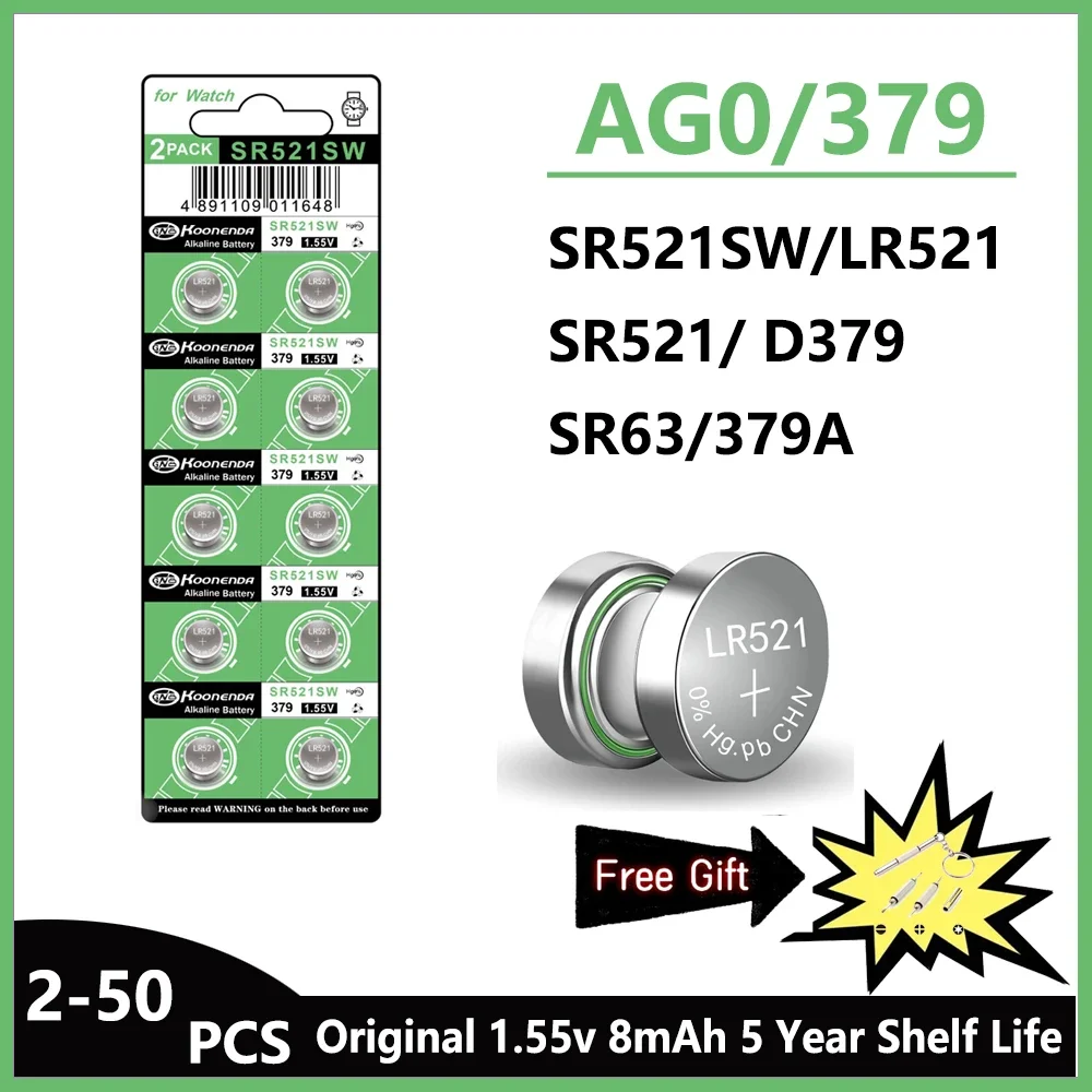 Zero-Drift W17539G1 Button Cell Battery