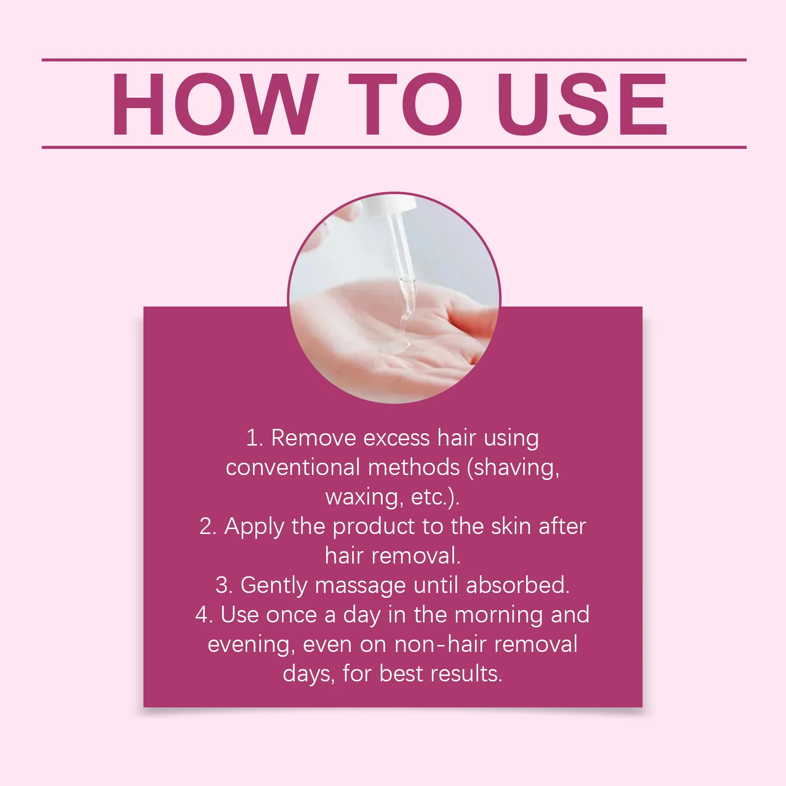 Oceaura Hair Removal Oil Gentle Moisturizing Smoothing Skin Care_voghion.com
