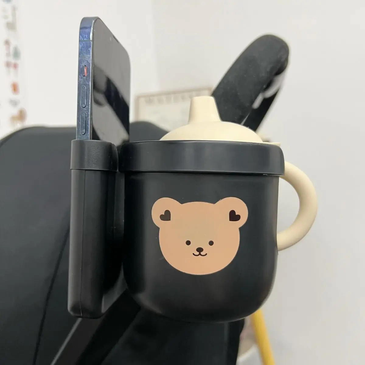 유모차 액세서리, 작은 곰 컵 거치대, 조절 가능한 유모차, 물컵 거치대, 2 인 1 유모차, 유물 액세서리
